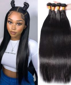 100% Human Hair Bone Straight Bundles Virgin Hair