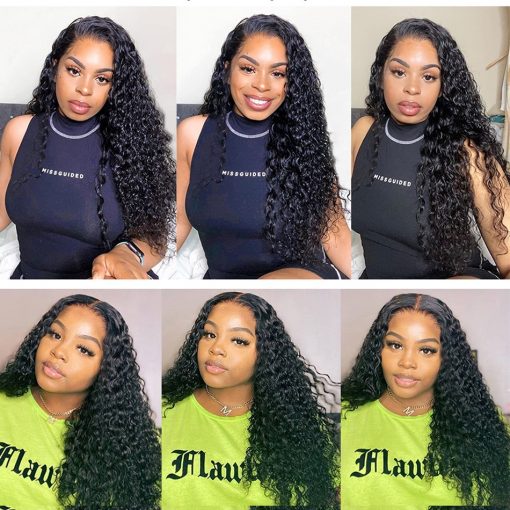 Brazilian Deep Wave Bundles Curly Natural Black - Image 6