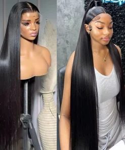 Brazilian Straight HD Human Hair Lace Frontal Wig