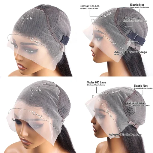 613 Blonde Body Wave 13x4 HD Lace Wig Pre-Plucked with Baby Hair - Image 6