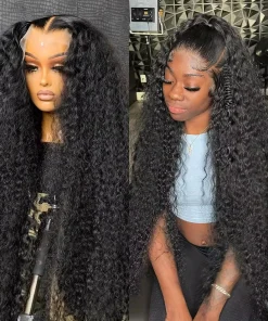 Deep Wave Lace Frontal Wig 180% Density