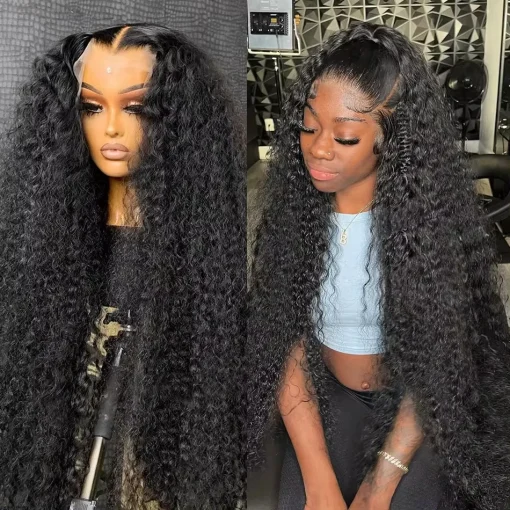 Deep Wave Lace Frontal Wig 180% Density
