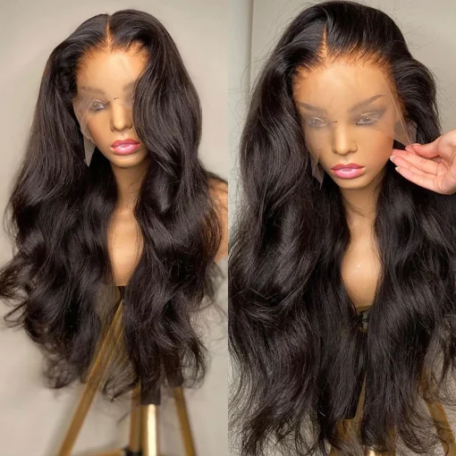 Body Wave Lace Front Wigs Human Hair Pre Plucked with Baby Hair 180% Density Virgin Hair - Image 2