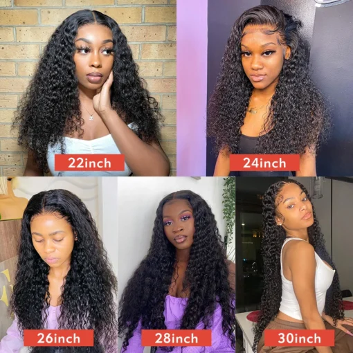 Wet And Wavy Full Lace Front Human Hair Wig - Image 4