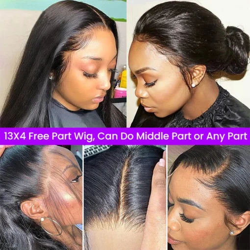 Peruvian Straight Lace Front Wig Bone Straight - Image 3
