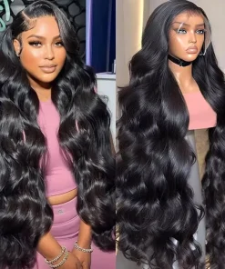 Body Wave Lace Front Wigs Human Hair Pre Plucked with Baby Hair 180% Density Virgin Hair