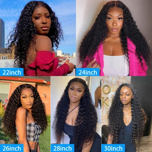 Water Wave Lace Front Wig Hd Brazilian Remy - Image 9