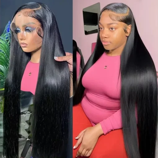 Bone Straight Brazilian Human Hair Hd Lace Wig