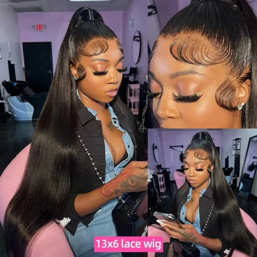 Straight Frontal Hd Lace Wig - Image 3