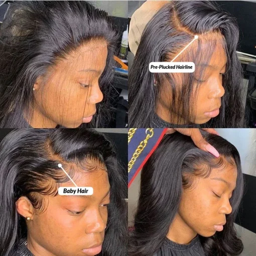 360 Lace Front Body Wave Human Hair Wig - Image 2
