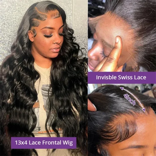Breathable Body Wave One Step Install Human Hair Wig - Image 2